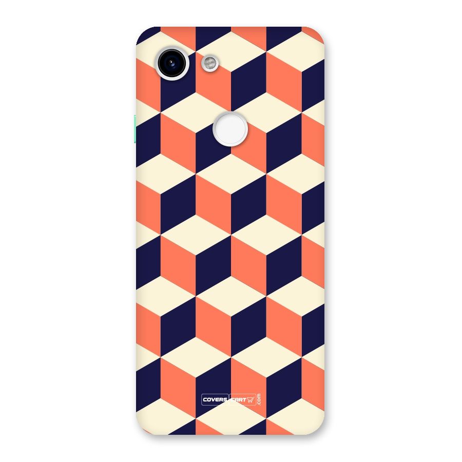 Cube Pattern Back Case for Google Pixel 3