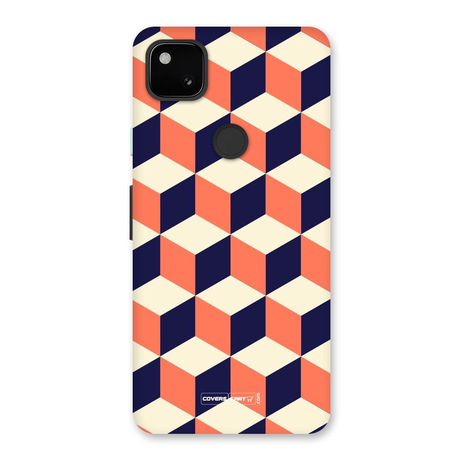 Cube Pattern Back Case for Google Pixel 4a