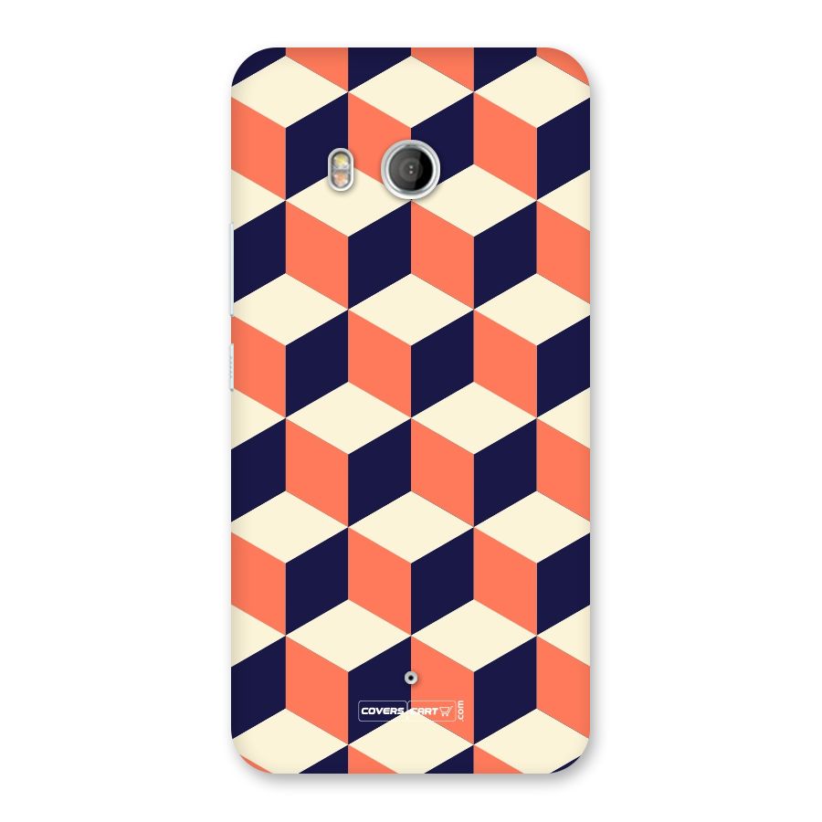 Cube Pattern Back Case for HTC U11