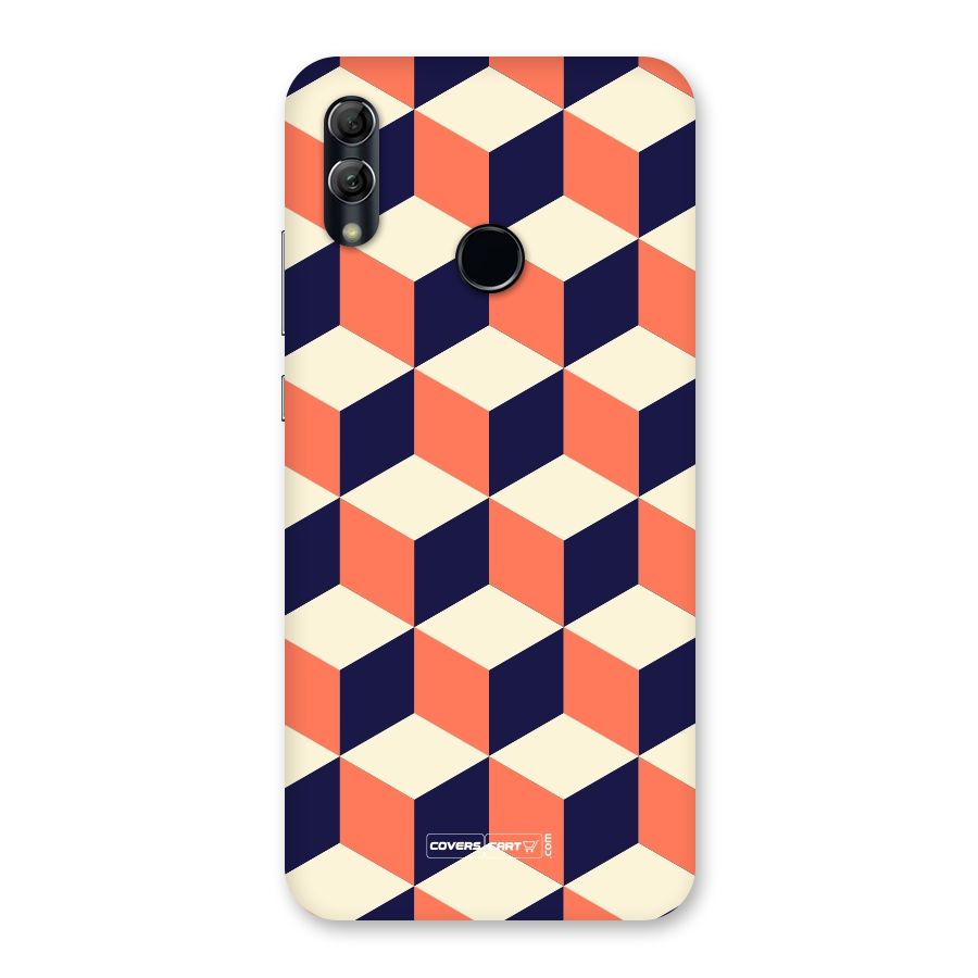 Cube Pattern Back Case for Honor 10 Lite