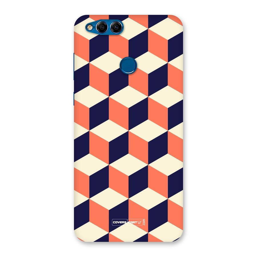 Cube Pattern Back Case for Honor 7X
