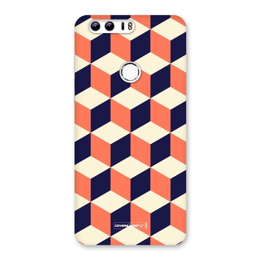 Cube Pattern Back Case for Honor 8