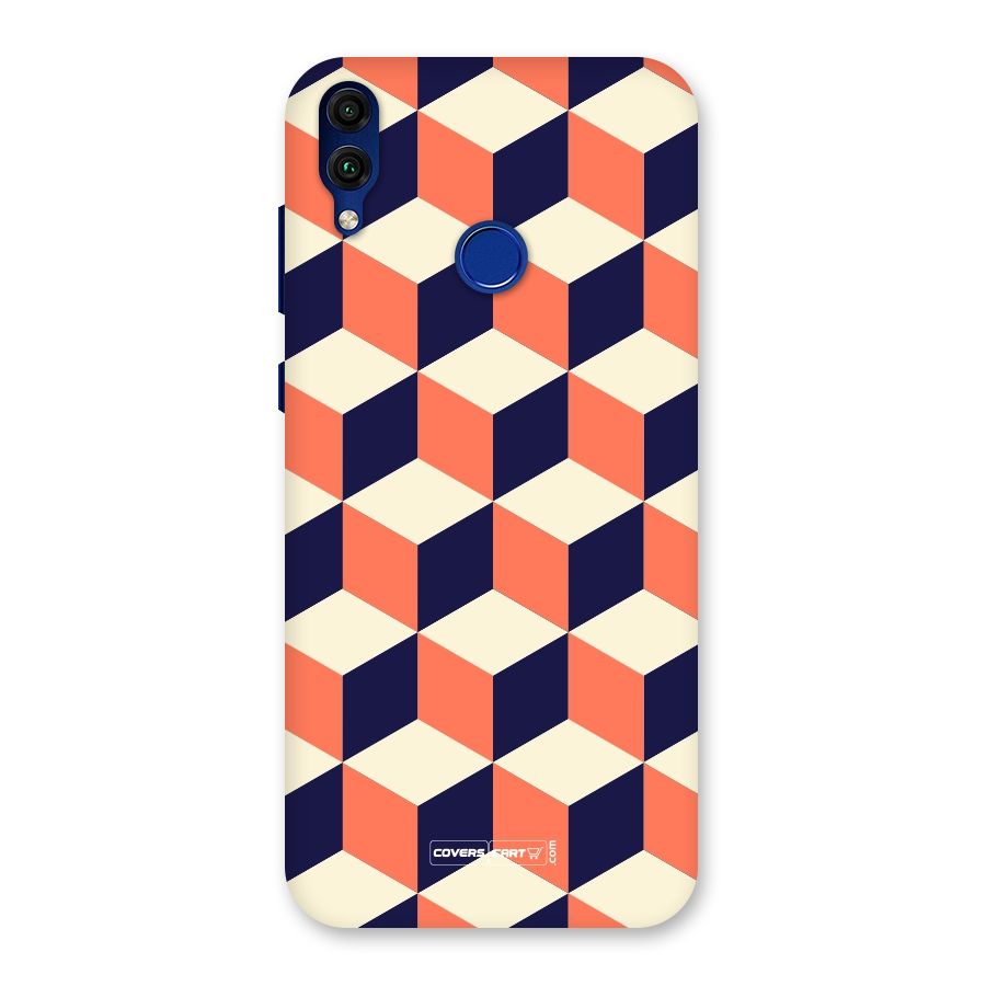 Cube Pattern Back Case for Honor 8C