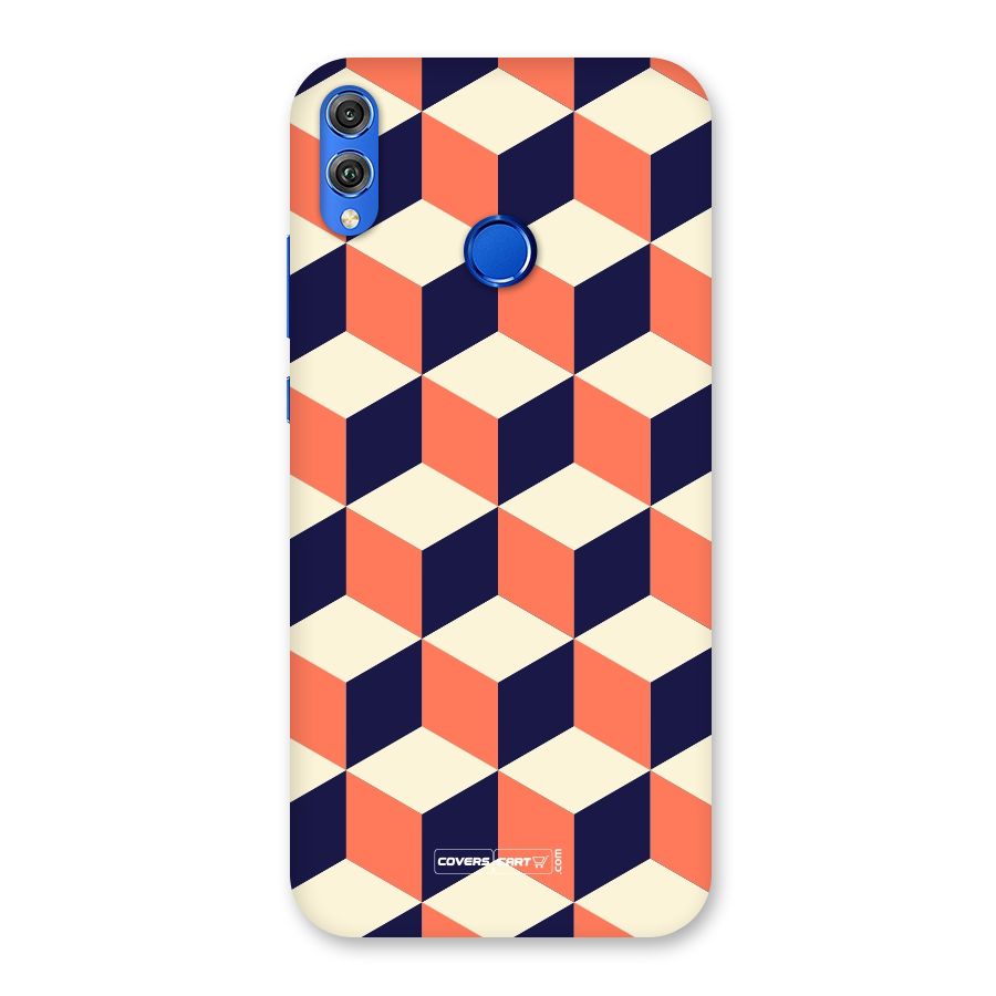 Cube Pattern Back Case for Honor 8X
