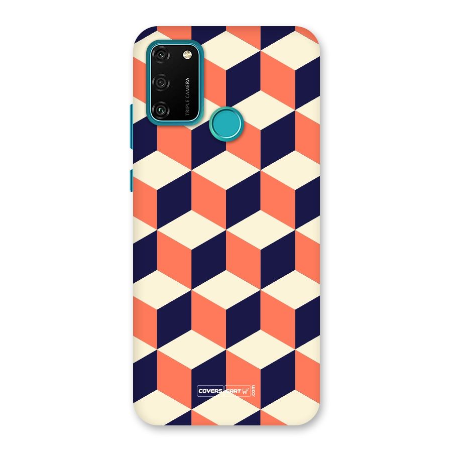 Cube Pattern Back Case for Honor 9A