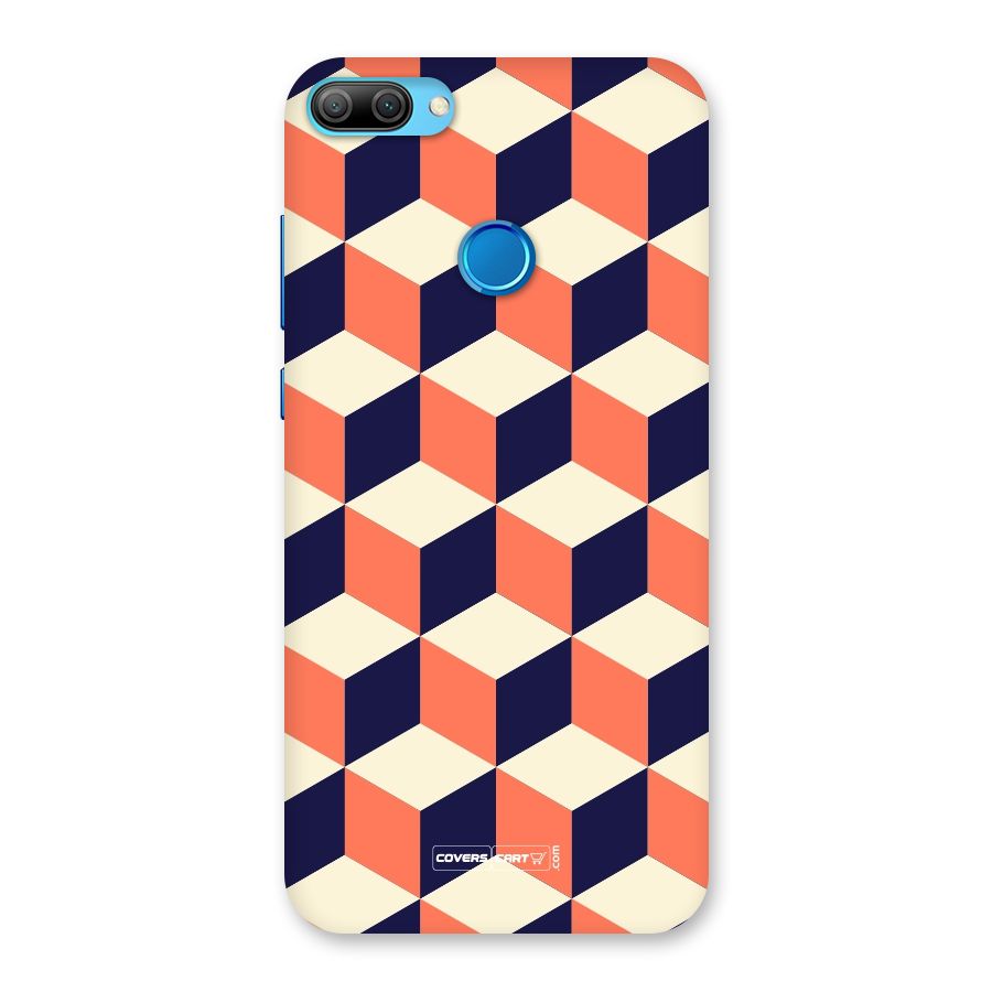 Cube Pattern Back Case for Honor 9N