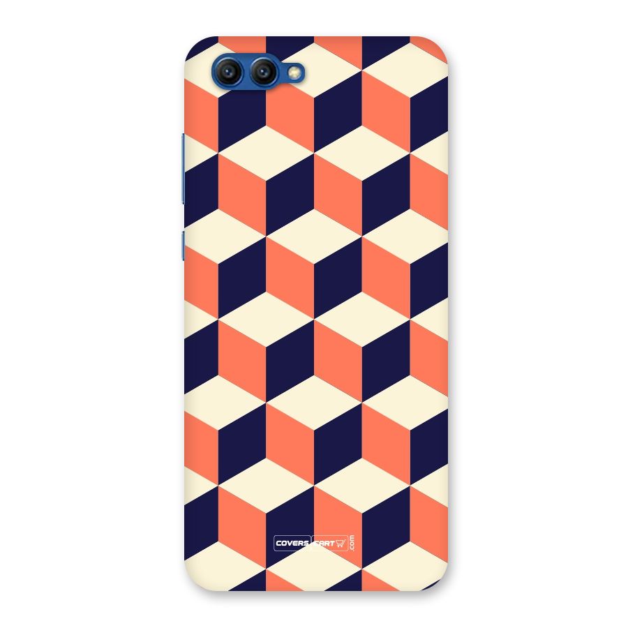 Cube Pattern Back Case for Honor View 10