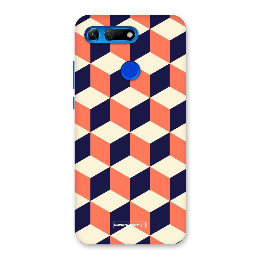 Cube Pattern Back Case for Honor View 20