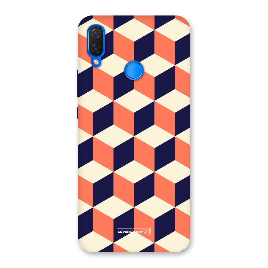 Cube Pattern Back Case for Huawei P Smart+