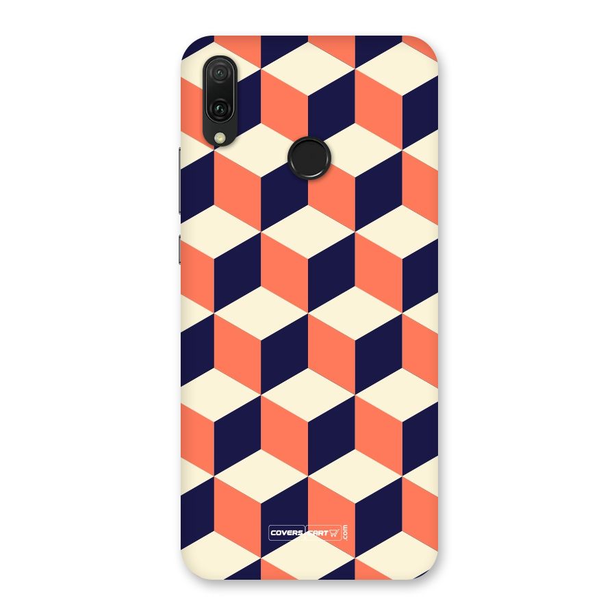 Cube Pattern Back Case for Huawei Y9 (2019)