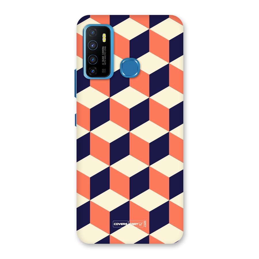 Cube Pattern Back Case for Infinix Hot 9