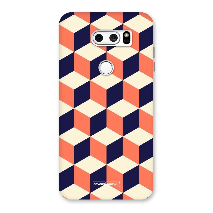 Cube Pattern Back Case for LG V30