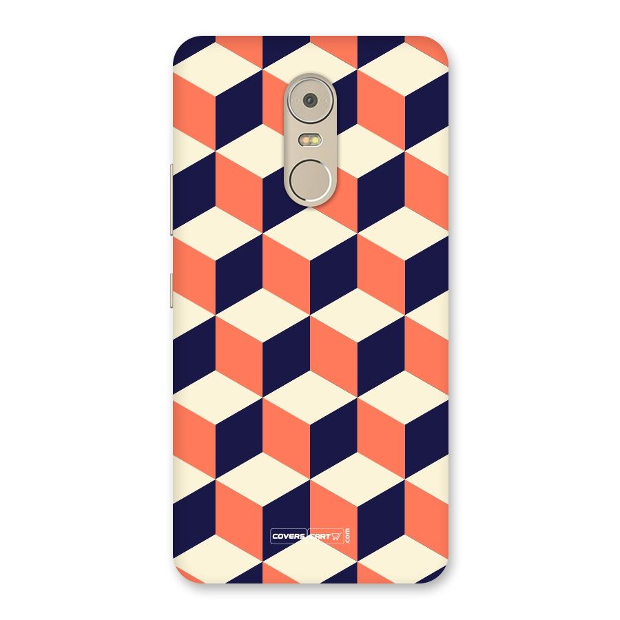 Cube Pattern Back Case for Lenovo K6 Note
