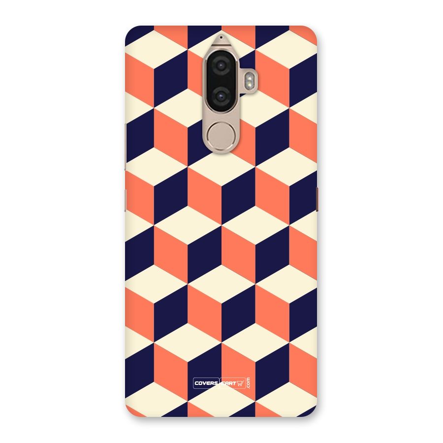 Cube Pattern Back Case for Lenovo K8 Note