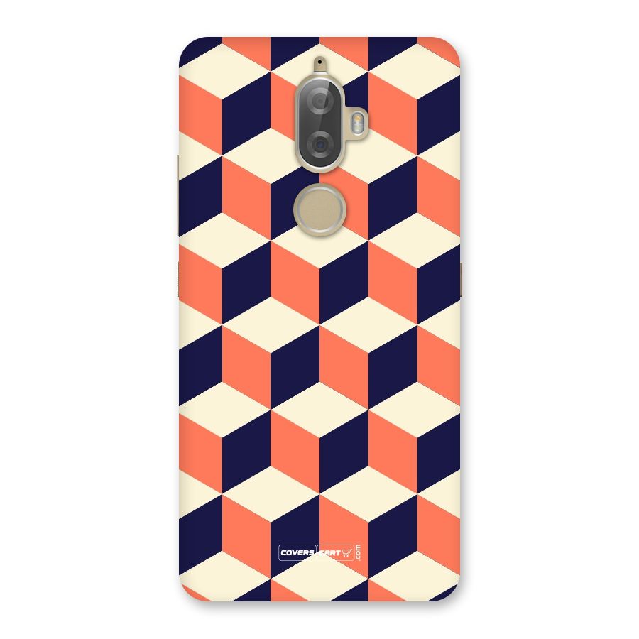 Cube Pattern Back Case for Lenovo K8 Plus