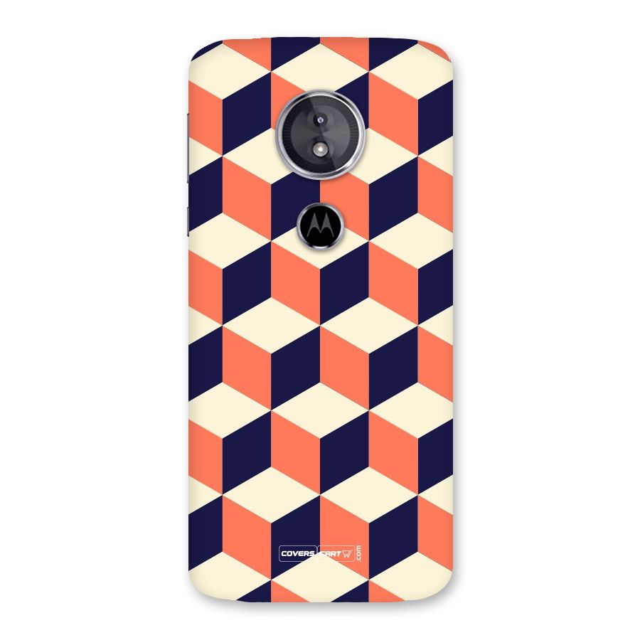 Cube Pattern Back Case for Moto E5