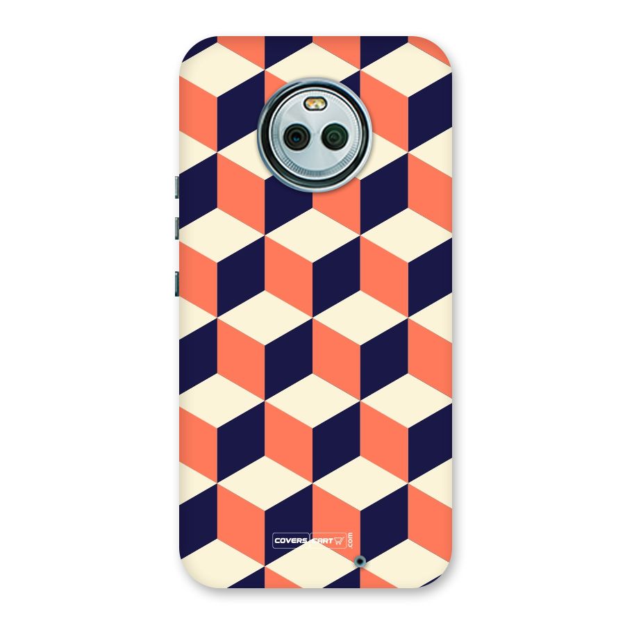 Cube Pattern Back Case for Moto X4