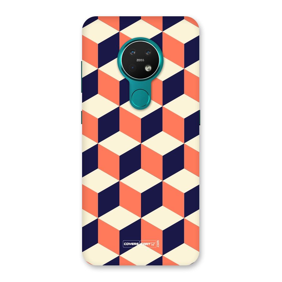 Cube Pattern Back Case for Nokia 7.2