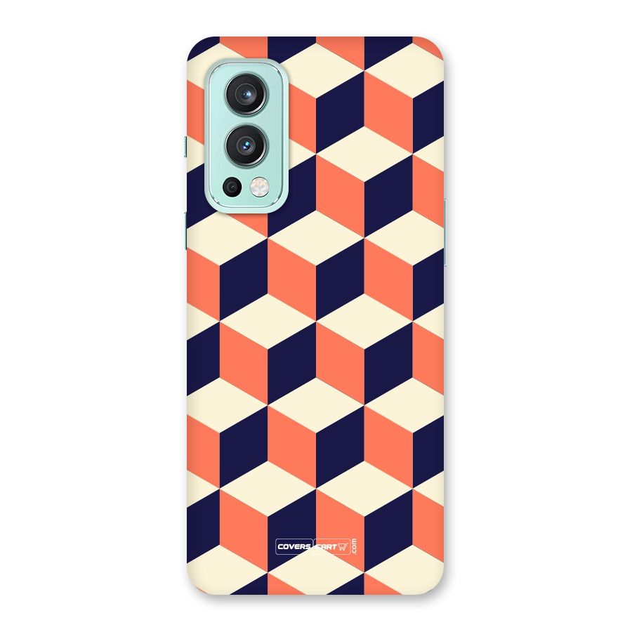 Cube Pattern Back Case for OnePlus Nord 2 5G