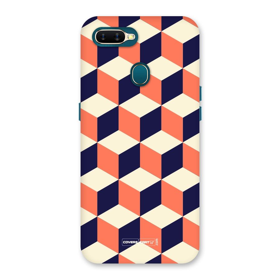 Cube Pattern Back Case for Oppo A11k