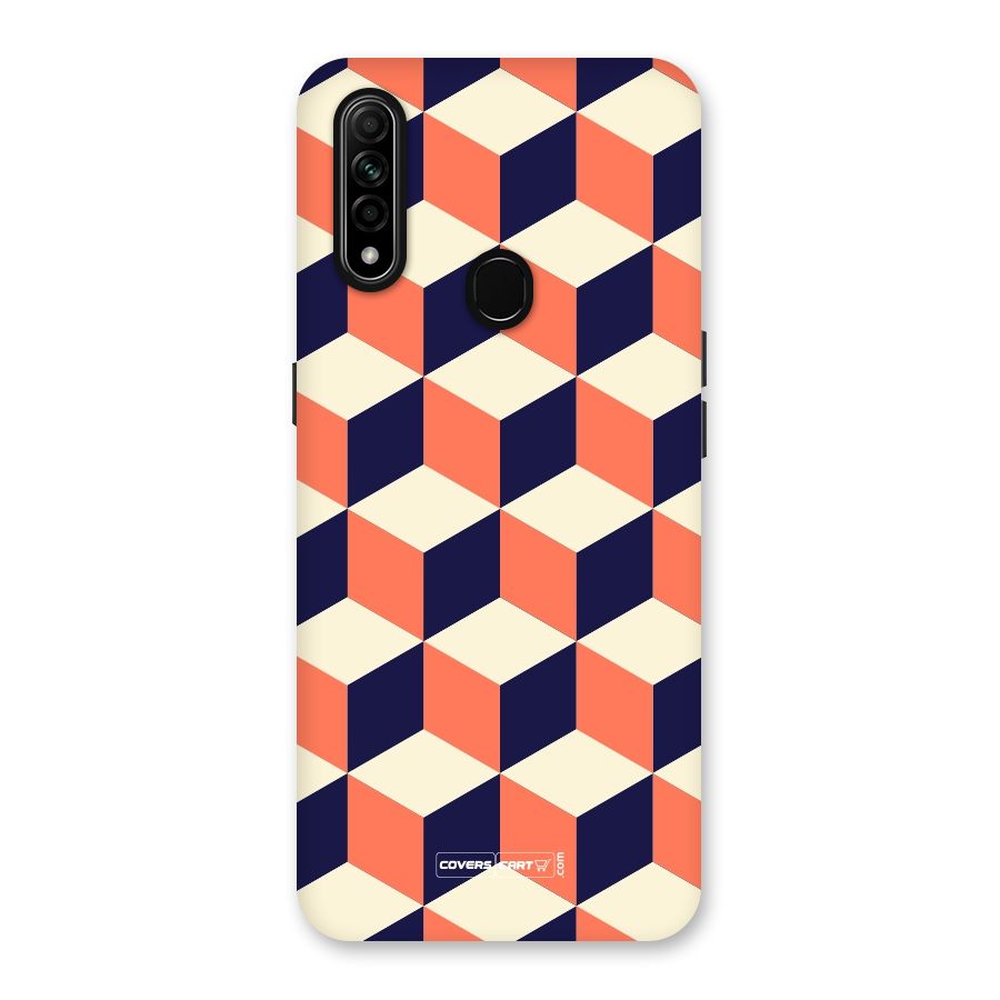Cube Pattern Back Case for Oppo A31