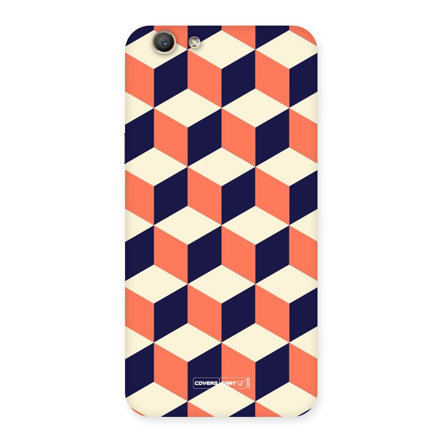 Cube Pattern Back Case for Oppo A59