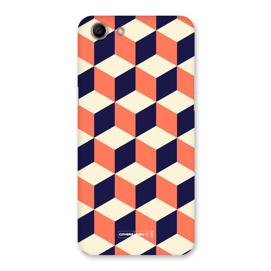 Cube Pattern Back Case for Oppo A83 (2018)
