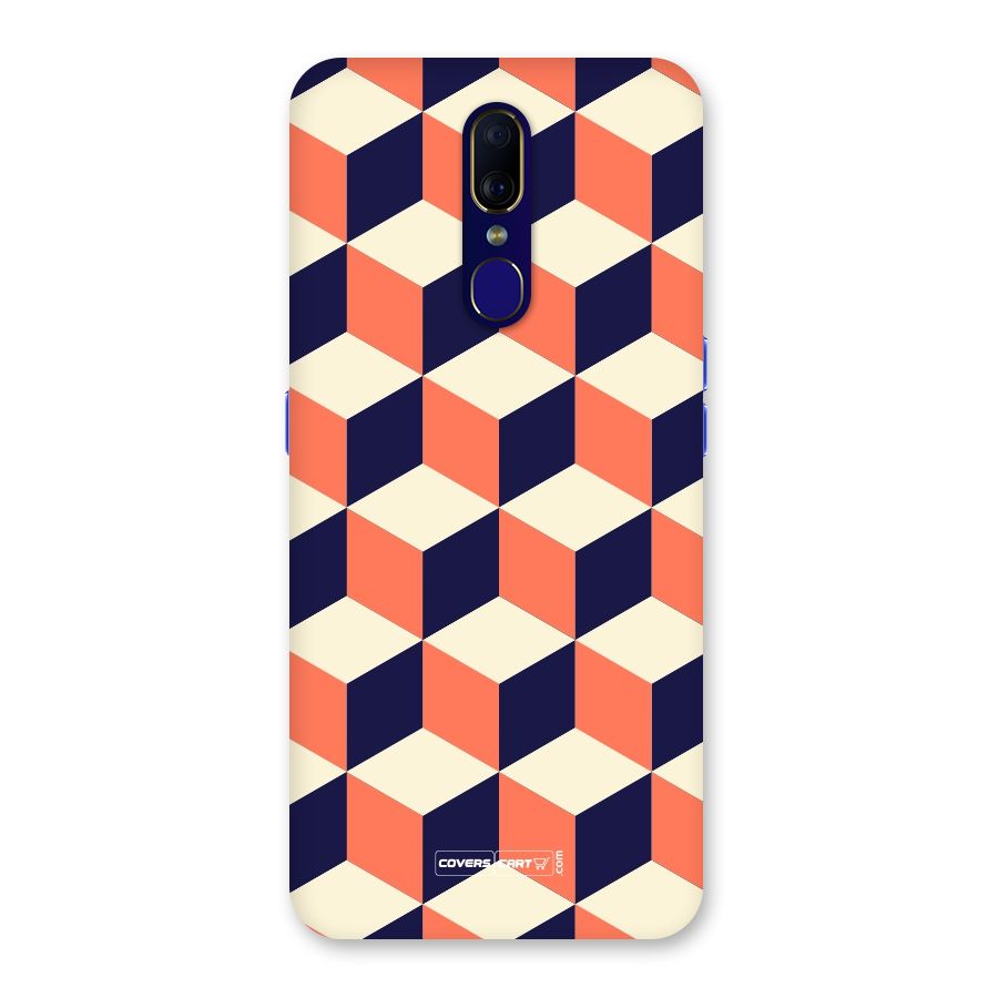 Cube Pattern Back Case for Oppo A9