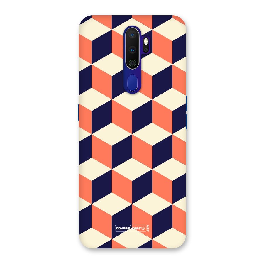 Cube Pattern Back Case for Oppo A9 (2020)