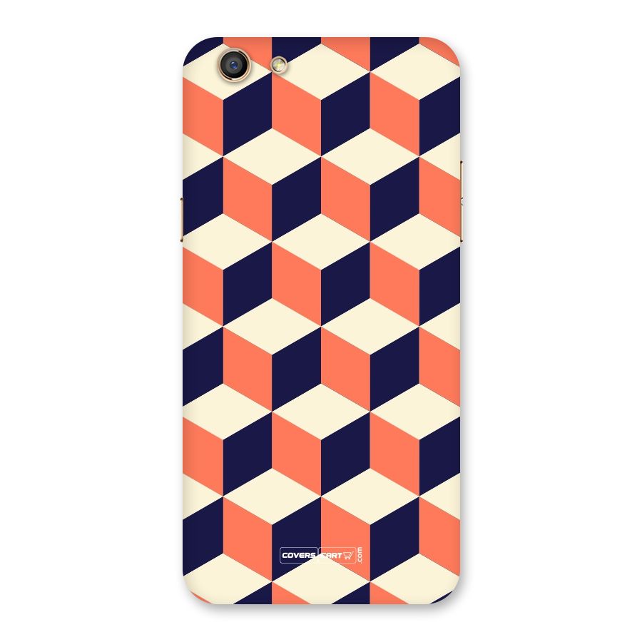 Cube Pattern Back Case for Oppo F3