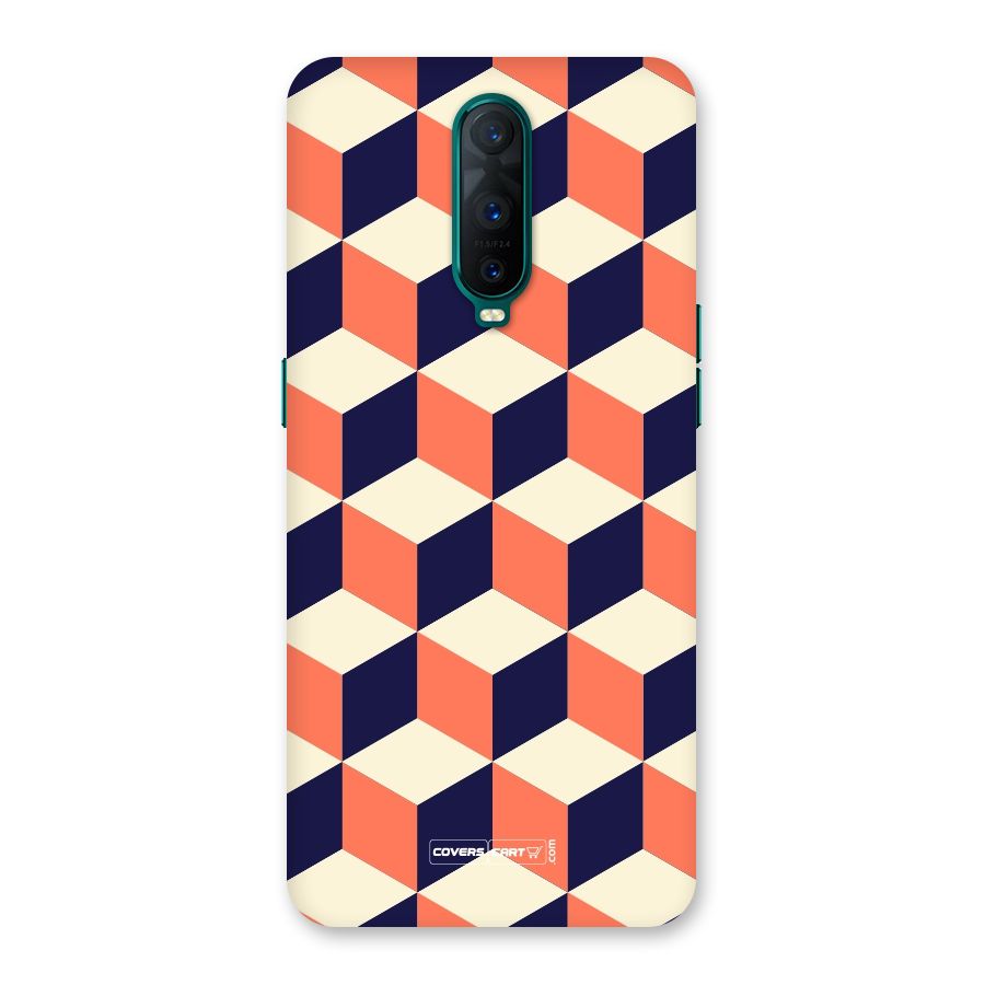 Cube Pattern Back Case for Oppo R17 Pro