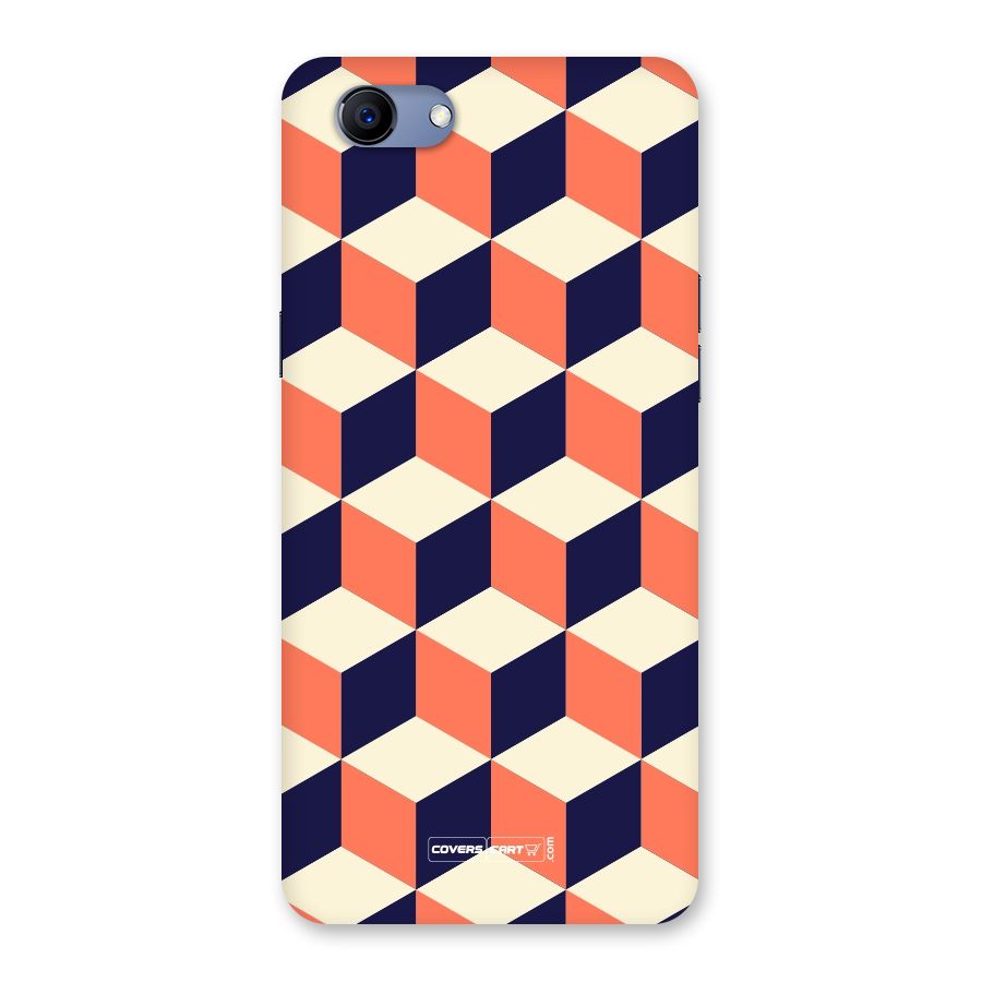 Cube Pattern Back Case for Oppo Realme 1