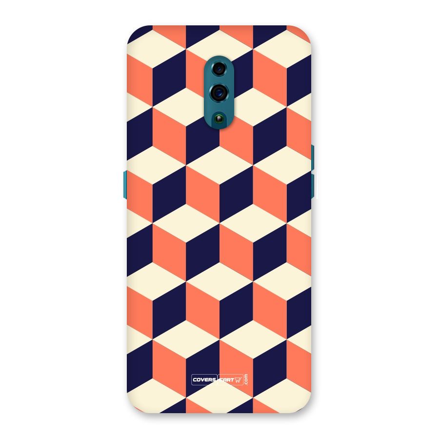 Cube Pattern Back Case for Oppo Reno
