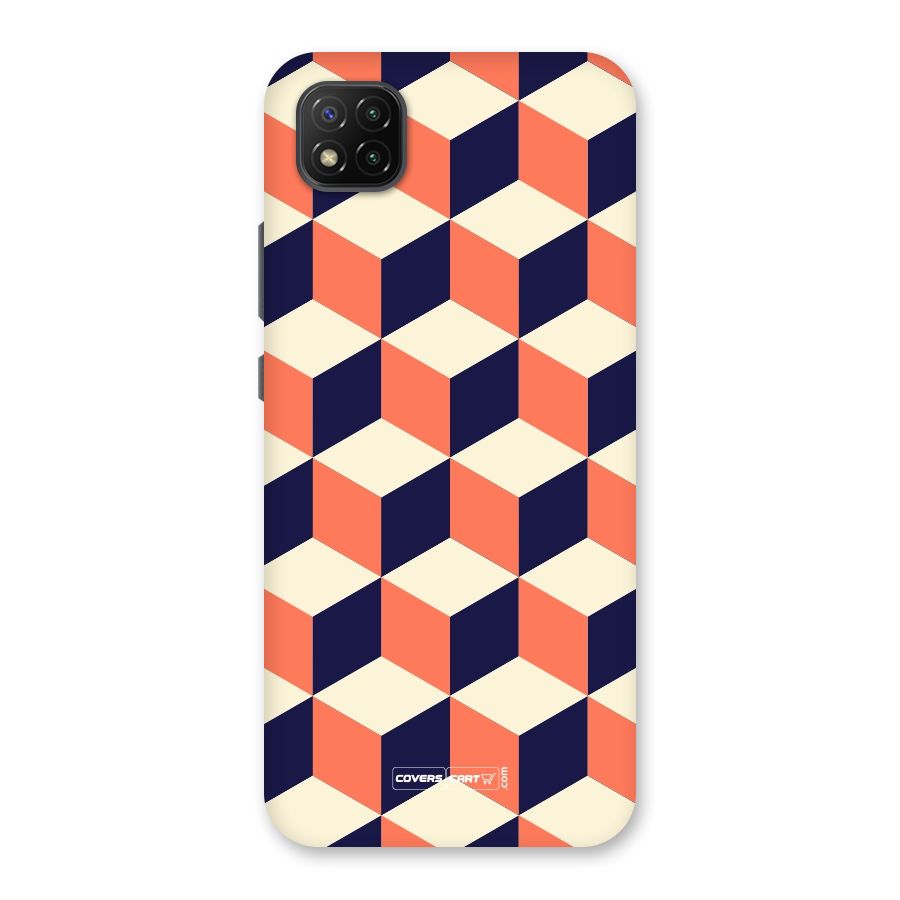Cube Pattern Back Case for Poco C3