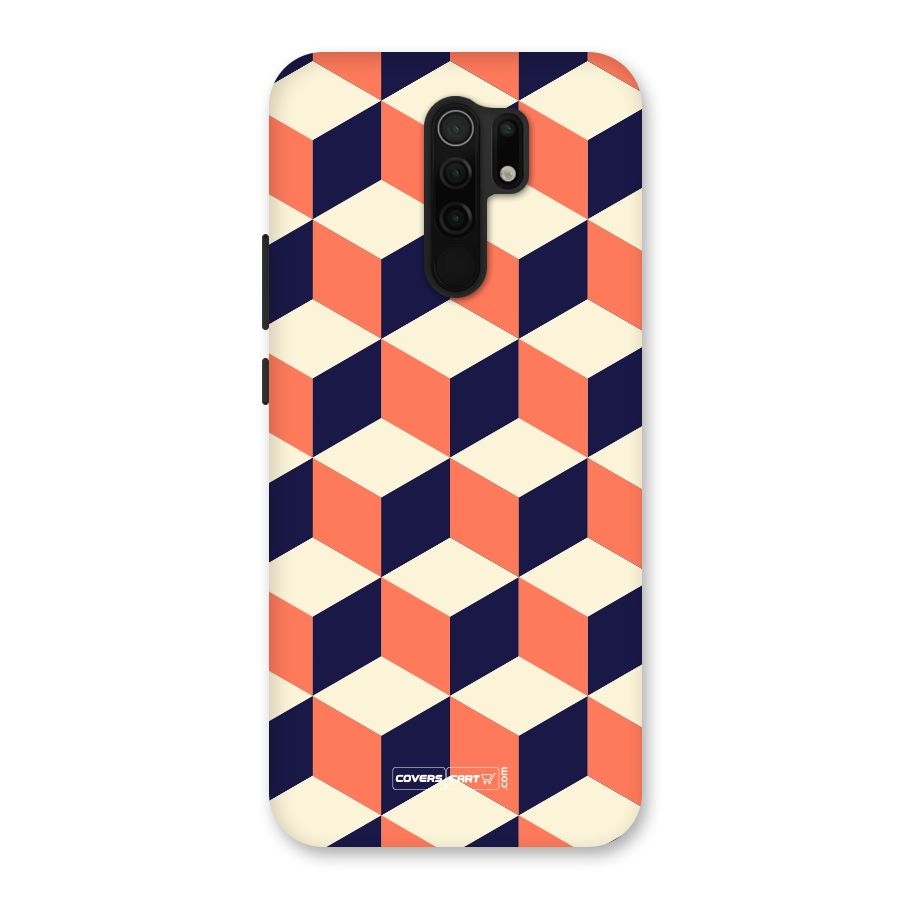 Cube Pattern Back Case for Poco M2