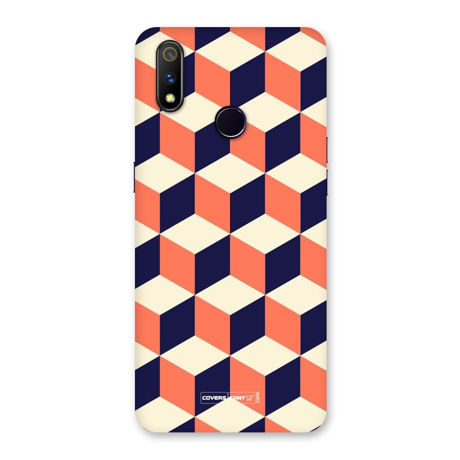 Cube Pattern Back Case for Realme 3 Pro