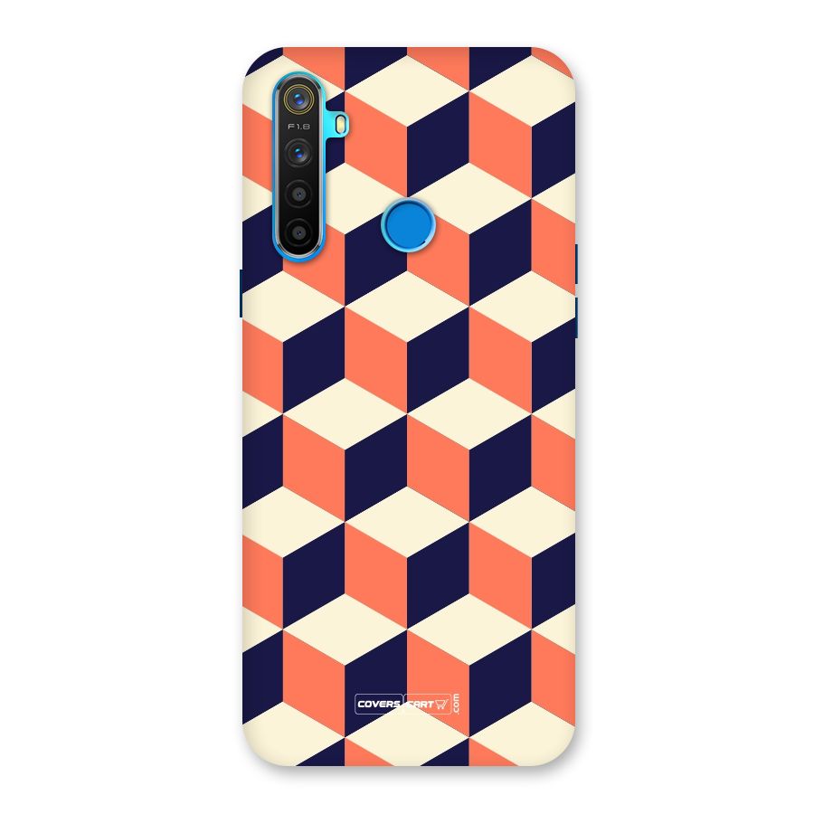 Cube Pattern Back Case for Realme 5