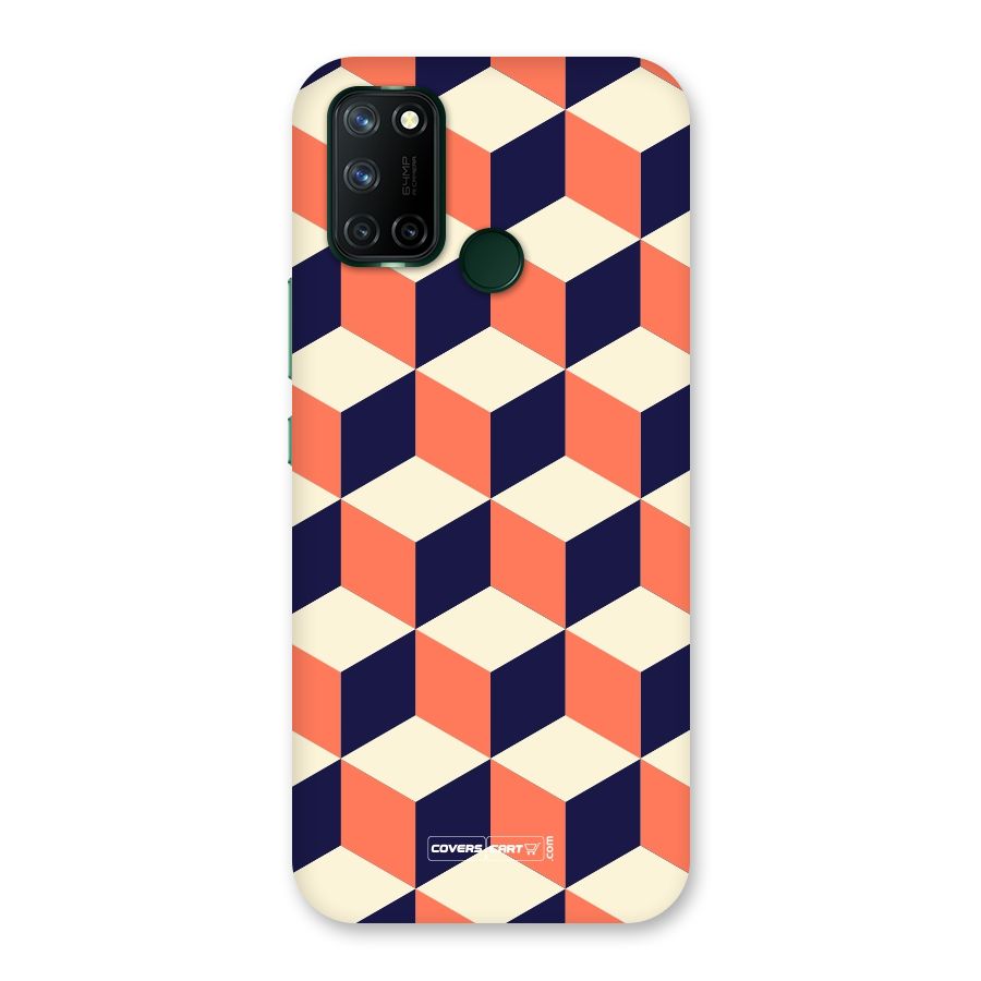 Cube Pattern Back Case for Realme 7i