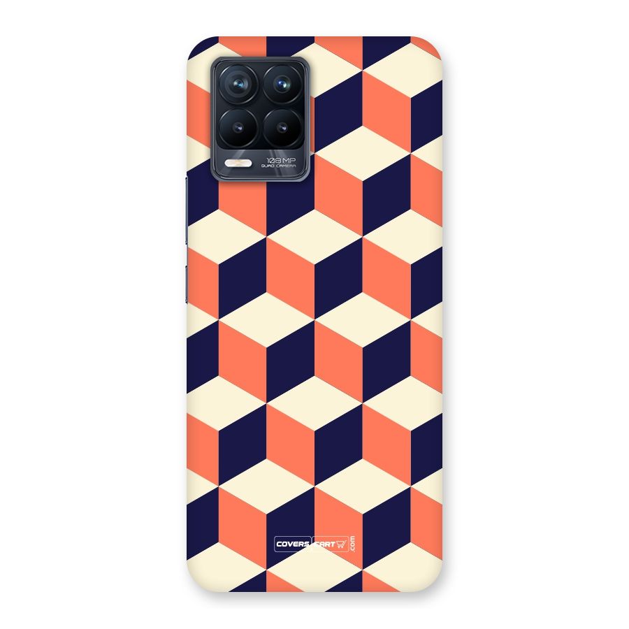 Cube Pattern Back Case for Realme 8 Pro