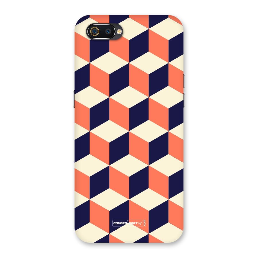 Cube Pattern Back Case for Realme C2