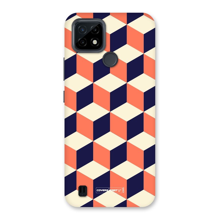 Cube Pattern Back Case for Realme C21