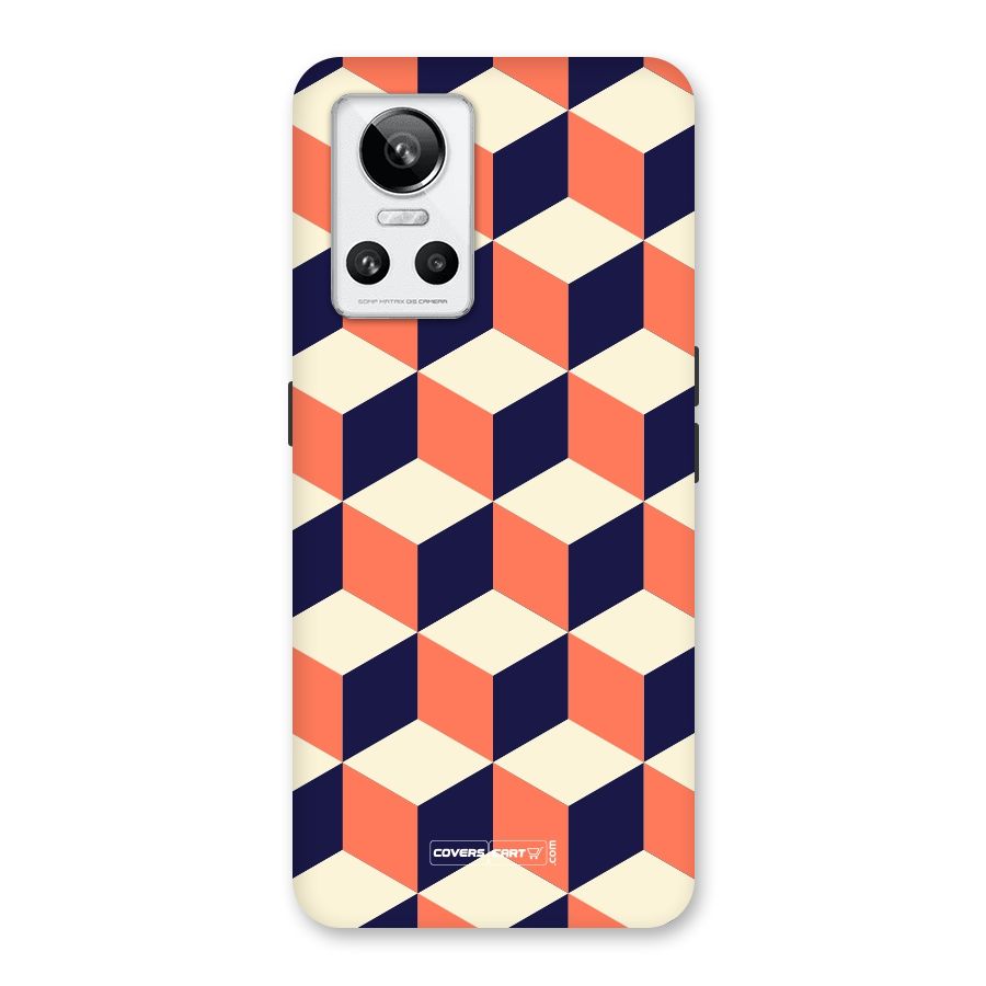 Cube Pattern Back Case for Realme GT Neo 3