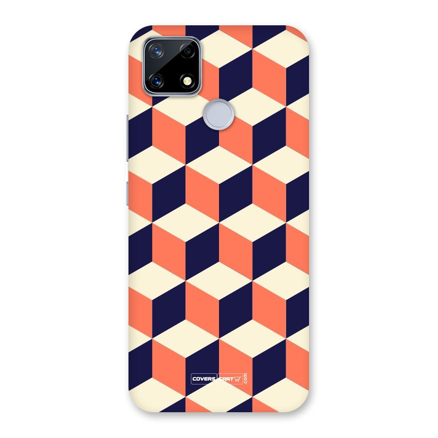Cube Pattern Back Case for Realme Narzo 20