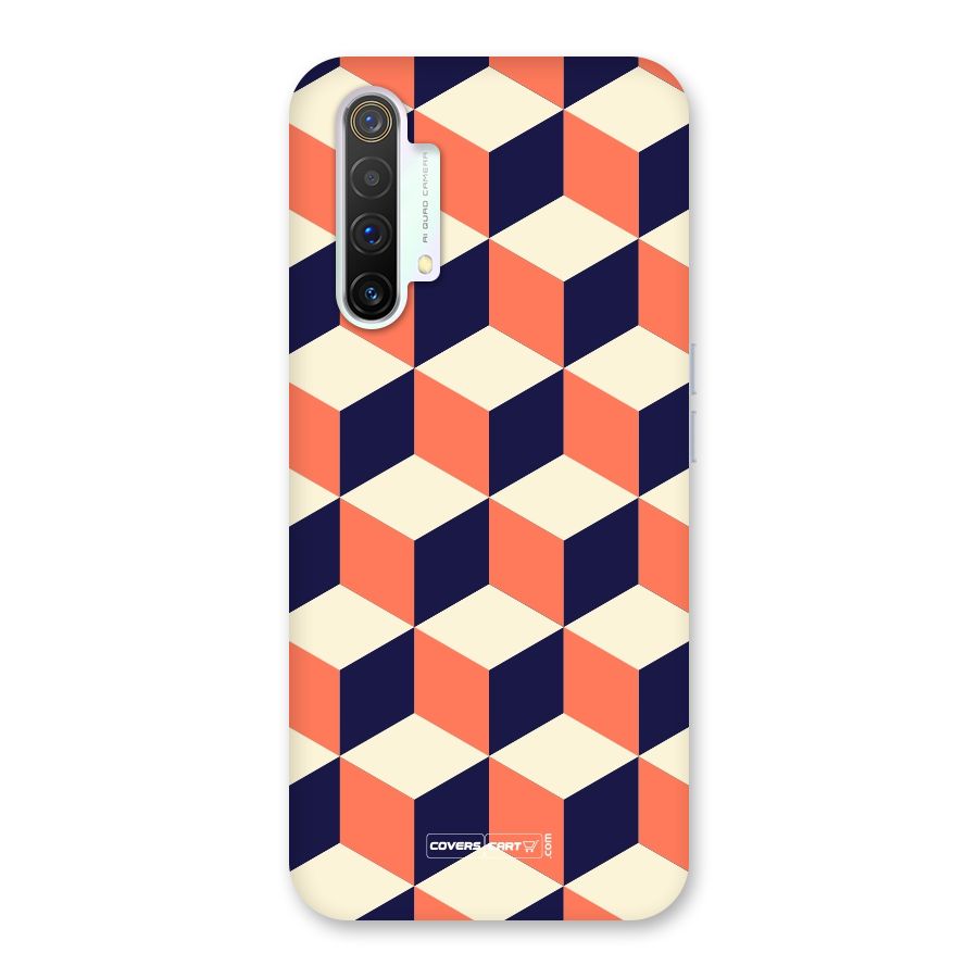Cube Pattern Back Case for Realme X3 SuperZoom