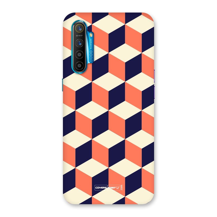 Cube Pattern Back Case for Realme XT