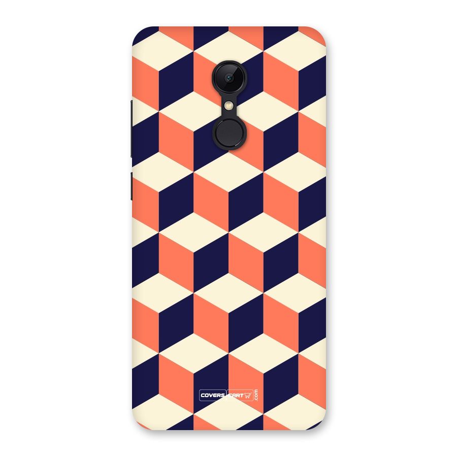 Cube Pattern Back Case for Redmi 5