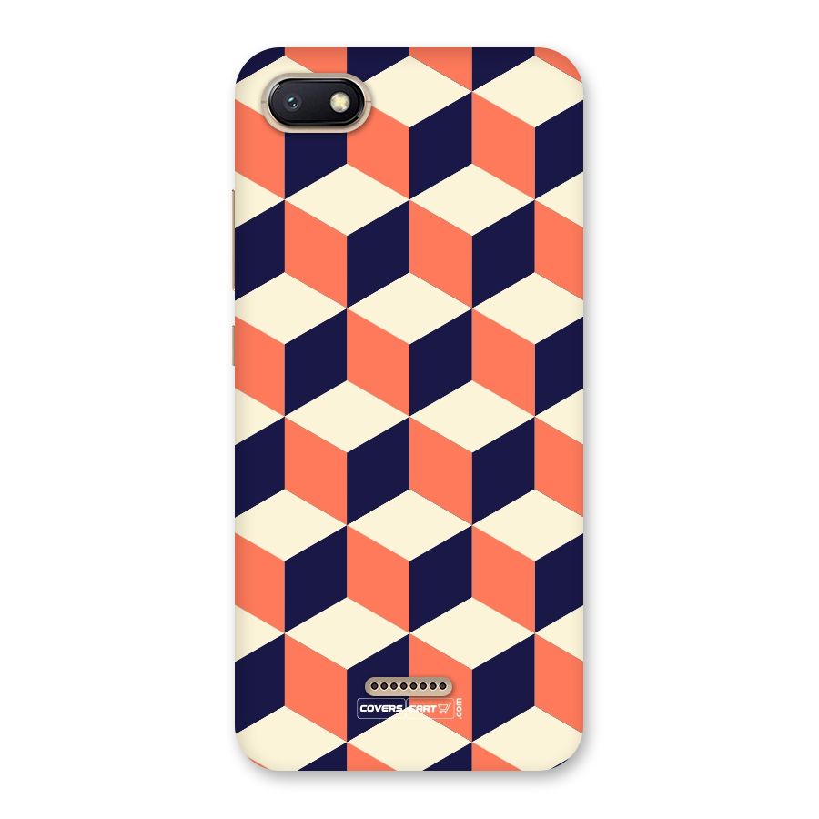 Cube Pattern Back Case for Redmi 6A