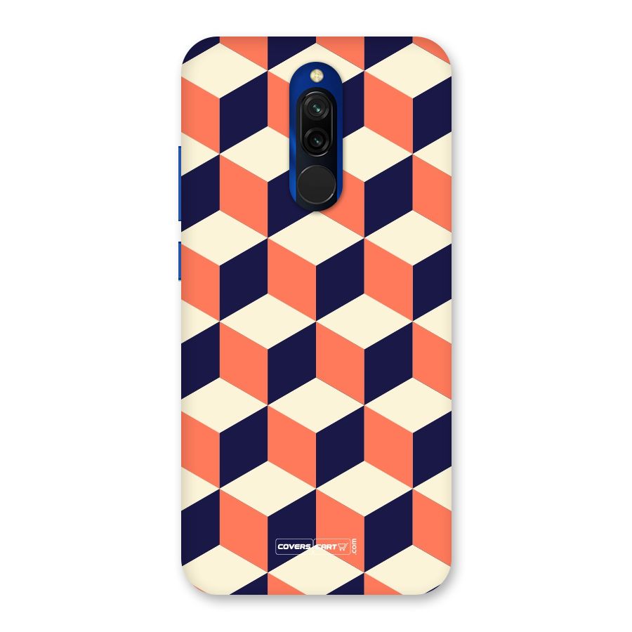 Cube Pattern Back Case for Redmi 8