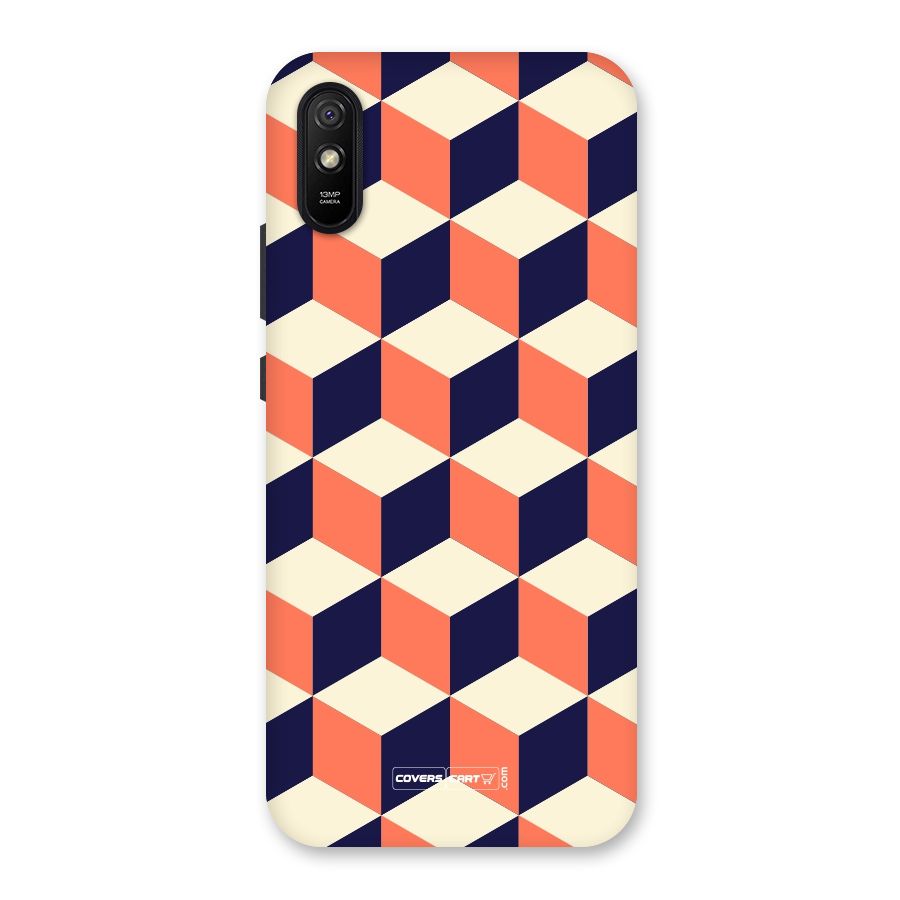 Cube Pattern Back Case for Redmi 9i