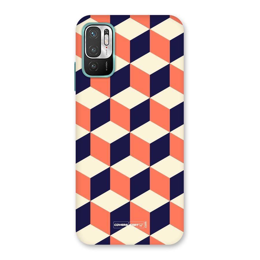 Cube Pattern Back Case for Redmi Note 10T 5G